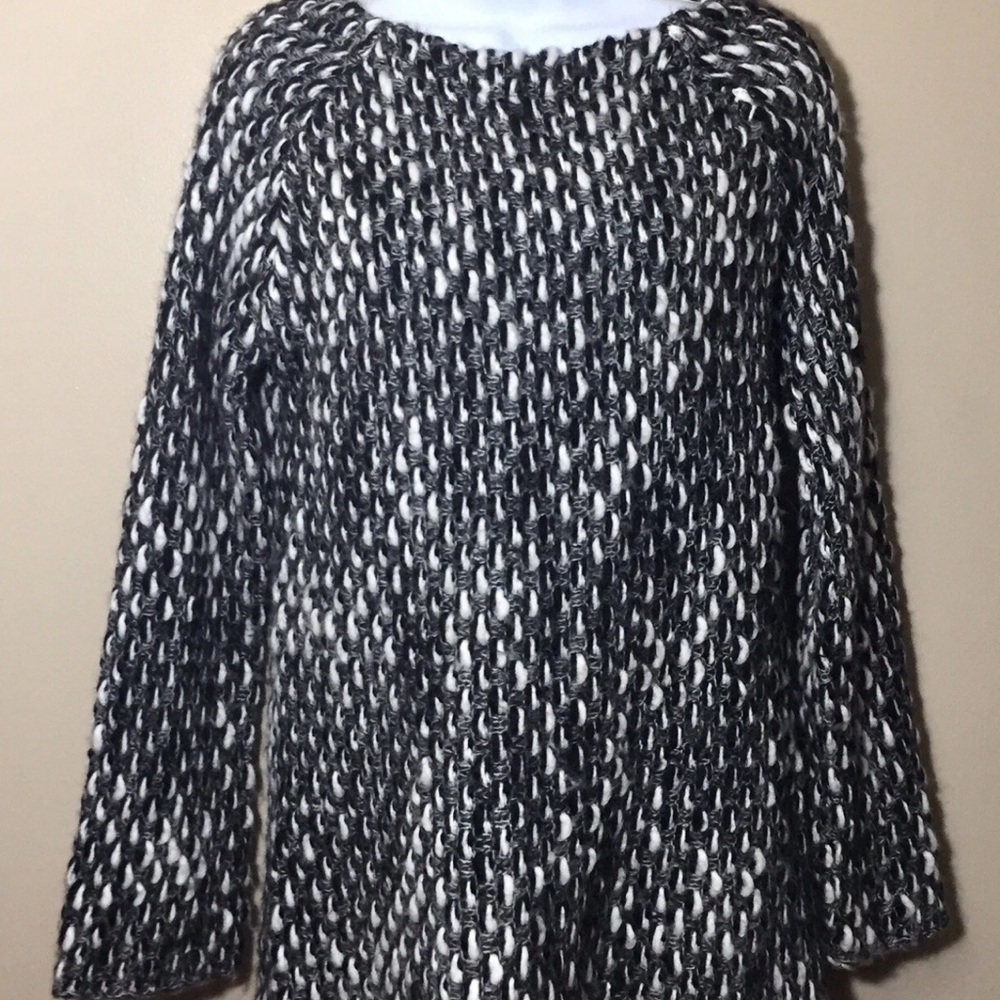 Gottardi Italy Knit Black and White Sweater